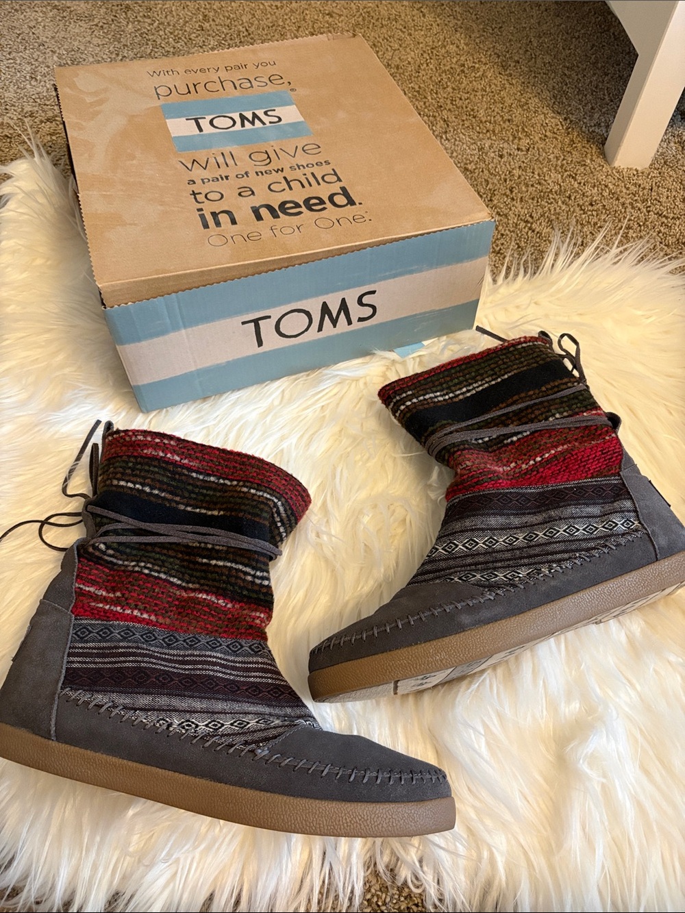 TOMS Nepal boot mixed woven